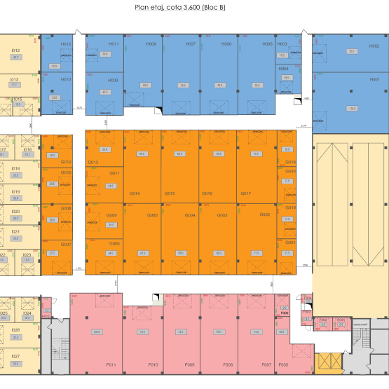План этажа склада в skladovka.md